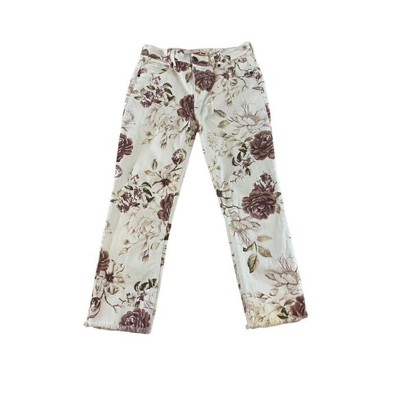 Johnny Was Women's Cropped Boyfriend Mid Rise Relaxed Fit Jeans - 25 - Picture 3 of 15